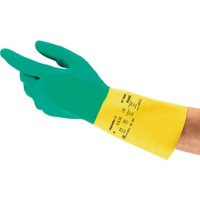 Ansell Handschuhe EN388/421/374 Kat.III Bi-Colour 87-900 Gr. 9,5-10 BW Latex Neopren von Ansell Health Care