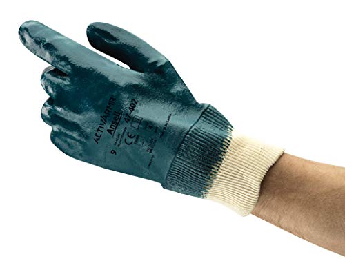 Ansell Hylite 47-402 Mehrzweckhandschuhe, Mechanikschutz, Blau, Größe 9 (12 Paar) von Ansell