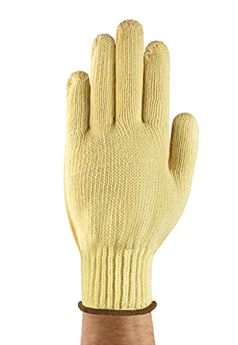 Ansell Neptune Kevlar 70-215 Schnittschutz-Handschuhe, Mechanikschutz, Gelb, Größe 8 (12 Paar pro Beutel) von Ansell