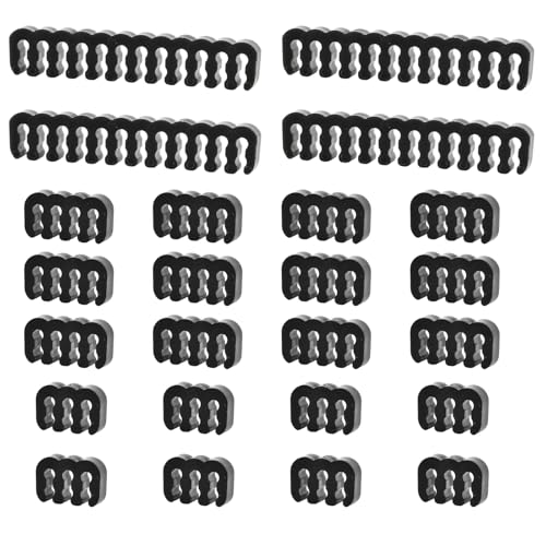 Anseom 24 StückKabelkamm, Kabelclips Kabel Kämme Kabelmanagement Set Netzkabelclip Kabelkamm 24-Pin 8-Pin 6-Pin für Interne PC Computer Kabel Anseom 24 StückKabelkamm, Kabelclips Kabel Kämme Kabelmanagement Set Netzkabelclip Kabelkamm 24-Pin 8-Pin 6-Pin für Interne PC Computer Kabel von Anseom