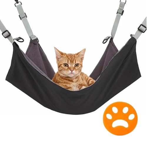 Anseom Katzen-Hängematte, weiches Kätzchen-Hängebett, waschbar, Hängeschaukel mit Tierhaarentferner, für kleine Haustiere, Katzen, Frettchen, Kaninchen, Meerschweinchen, Chinchilla, 42 x 56 cm Anseom Katzen-Hängematte, weiches Kätzchen-Hängebett, waschbar, Hängeschaukel mit Tierhaarentferner, für kleine Haustiere, Katzen, Frettchen, Kaninchen, Meerschweinchen, Chinchilla, 42 x 56 cm von Anseom