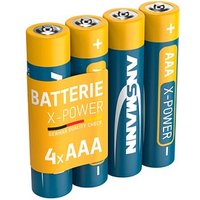 4 ANSMANN Batterien X-POWER Micro AAA 1,5 V von Ansmann