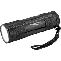 ANSMANN Action COB LED LED Taschenlampe schwarz 9,5 cm, 200 Lux, 175 Lumen, 1 W von Ansmann
