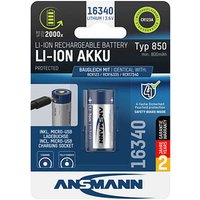 ANSMANN Akku Micro-USB 16340 850 mAh von Ansmann