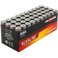 ANSMANN Batterien Red Alkaline Micro AAA 1,5 V - 40 Stück von Ansmann