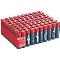 80x Ansmann Alkaline Batterie aa Mignon 1,5V - LR6 AM3 MN1500 (80 Stück) von Ansmann