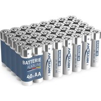 Ansmann - Batterien aa 40 Stück, Alkaline Mignon Batterie, für Lichterkette uvm. von Ansmann