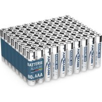 Batterien aaa 80 Stück - Alkaline Micro Batterie für Lichterkette uvm. - Ansmann von Ansmann