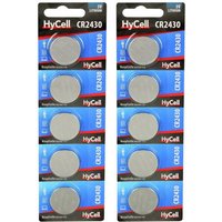 Ansmann Knopfzellen-Set CR 2430 3V 10 St. Lithium CR2430 10er Pack von Ansmann