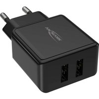 Ansmann HomeCharger HC212 USB-Ladegerät 12W Steckdose Ausgangsstrom (max.) 2400mA Anzahl Ausgänge: von Ansmann