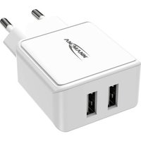 Ansmann HomeCharger HC212 USB-Ladegerät 12W Steckdose Ausgangsstrom (max.) 2400mA Anzahl Ausgänge: von Ansmann