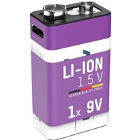 Ansmann - Li-Ion 9V-Block-Akku, Typ 400 (min. 340mAh) von Ansmann