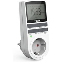 Zeitschaltuhr, Steckdose, digital mit 10 Schaltzeiten, weiß - Ansmann von Ansmann