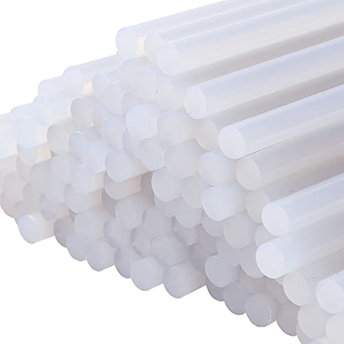 Ansobea 110 Stück Transparent Heißkleber Ø11 mm, Heissklebestifte Klebesticks Heißklebestifte, 2KG Standard Heißklebepatronen von Ansobea
