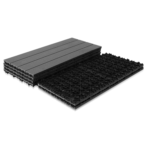 Ansobea 18er Pack WPC Terrassenfliese,Holzfliesen 30x60 cm - 3 m² .Ideal für den Außenbereich Klickfliesen für Balkon, Garten & Terrasse | einfach, schnell & praktisch verlegt Ansobea 18er Pack WPC Terrassenfliese,Holzfliesen 30x60 cm - 3 m² .Ideal für den Außenbereich Klickfliesen für Balkon, Garten & Terrasse | einfach, schnell & praktisch verlegt von Ansobea