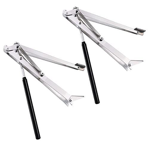 Ansobea 2×Automatischer Fensteröffner Gewächshaus 14 kg Hubkraft Doppelte Feder Gewächshaus Fensteröffner Hubhöhe 45cm Automatischer Fensteröffner für Gewächshäuser von Ansobea