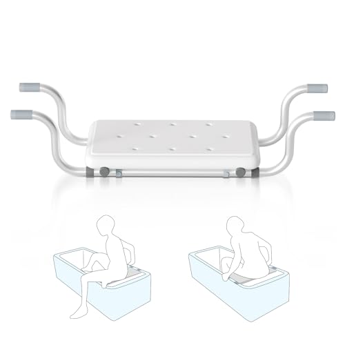 Ansobea Badewannensitz Tragkraft 136kgs Badewannensitzbank 72x22.5x19CM Sitzbrett für Wanne Generisch Wannensitz Schemel Geeignet für das Badezimmer zu Hause von Ansobea