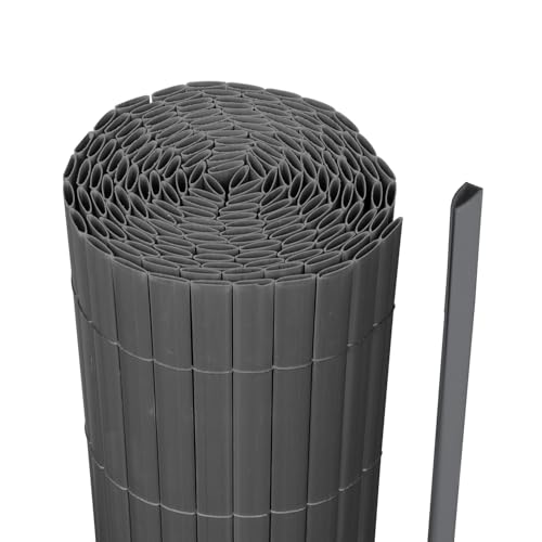 Ansobea PVC Sichtschutzmatte, 180 x 600cm Sichtschutz Garten mit Abschlussleiste, Windschutz Balkon Sichtschutz Wetterfest, Balkon Sichtschutz Anthrazit,für Garten und Terrasse Ansobea PVC Sichtschutzmatte, 180 x 600cm Sichtschutz Garten mit Abschlussleiste, Windschutz Balkon Sichtschutz Wetterfest, Balkon Sichtschutz Anthrazit,für Garten und Terrasse von Ansobea