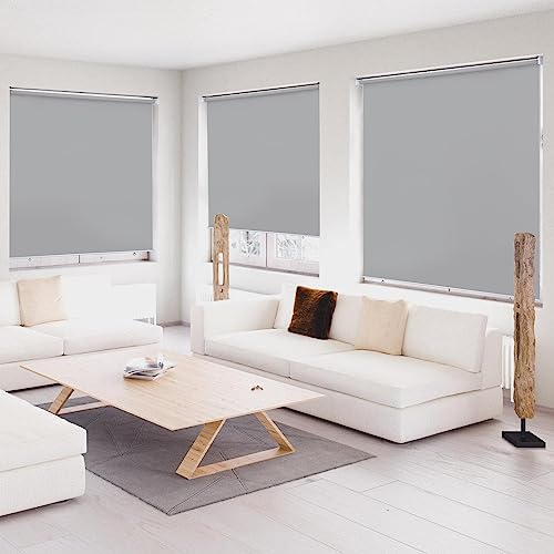 Ansobea Senkrechtmarkise,140cm x 240cm Verdunklungsrollo Rollo,Verdunkelung Fensterrollo Tageslicht Sichtschutz mit Beschichtung,für Fenster & Türen Ansobea Senkrechtmarkise,140cm x 240cm Verdunklungsrollo Rollo,Verdunkelung Fensterrollo Tageslicht Sichtschutz mit Beschichtung,für Fenster & Türen von Ansobea