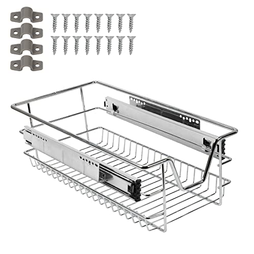 Ansobea Teleskopschublade aus Metall Schrankauszug Küche Regal Max Belastung 20kg Under Sink Organizer Teleskopschublade 30cm inkl. Schienen, 4 Stück Ansobea Teleskopschublade aus Metall Schrankauszug Küche Regal Max Belastung 20kg Under Sink Organizer Teleskopschublade 30cm inkl. Schienen, 4 Stück von Ansobea