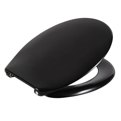 Ansobea Toilettendeckel mit Soft-Close Mechanismus – O-förmiger WC Sitz in Schwarz – Einfache Montage und Reinigung, Bis 150 kg, Ideal für die ganze Familie Ansobea Toilettendeckel mit Soft-Close Mechanismus – O-förmiger WC Sitz in Schwarz – Einfache Montage und Reinigung, Bis 150 kg, Ideal für die ganze Familie von Ansobea