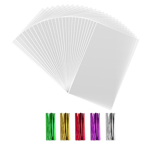 Anstore 15x25cm Süßigkeiten Tüten Durchsichtige, 200pcs Cellophantüten Transparent Kekstüten mit 200 Bunt Metallischen Bindebaender für Hochzeit Weihnachten Geschenktaschen Kindergeburtstag Tütchen Anstore 15x25cm Süßigkeiten Tüten Durchsichtige, 200pcs Cellophantüten Transparent Kekstüten mit 200 Bunt Metallischen Bindebaender für Hochzeit Weihnachten Geschenktaschen Kindergeburtstag Tütchen von Anstore