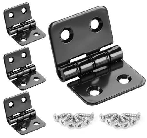 Anstore 4 Scharniere Klappscharnier Schwerlast, 40x60x2mm Verbinder Scharniere mit 36 Schrauben 7×15MM, Edelstahl Scharniere Türscharniere für Holztüren Fenster Schränke Gartentüren Tür Scharnier Set von Anstore