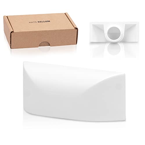 Ante bellum 30mm Fenster Wasserschlitzkappen 20 Stück, Fensterabflusslochkappen für effektive Entwässerung - Verhindern Sie Wasserschäden und Schwitzwasser an Ihren Fenstern (Weiss RAL9016) von Ante bellum