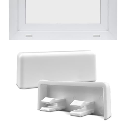 Ante bellum Fenster Wasserschlitzkappen Weiss 20 Stück, Fensterabflusslochkappen für effektive Entwässerung - Verhindern Sie Wasserschäden und Schwitzwasser an Ihren Fenstern (Weiss Ral 9016) von Ante bellum