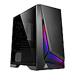 Antec Computergehäuse DP301M Midi Tower Kunststoff, SPCC Schwarz von Antec