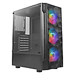 Antec Computergehäuse NX260 Midi Tower Kunststoff, Stahl Schwarz von Antec