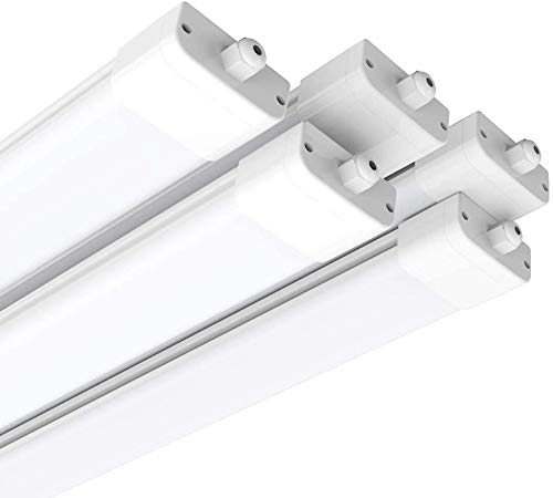 Anten 45W LED Feuchtraumleuchte 150cm für Keller, Garage, Innen- und Außenbeleuchtung | IP65 Wasserfest Kellerleuchte, Feuchtraumlampe in Neutralweiß 4000K, 5 Stücke von STEO