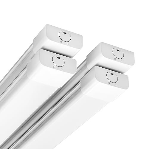 Anten 4stk Feuchtraumleuchte LED 60cm, 18W 2000LM LED Neonröhre, Neutralweiß 4000K Feuchtraumlampe, IP65 Wasserfest Wannenleuchte, Werkstattlampe, Kellerleuchte, Deckenleuchte für Büros Lager Garage Anten 4stk Feuchtraumleuchte LED 60cm, 18W 2000LM LED Neonröhre, Neutralweiß 4000K Feuchtraumlampe, IP65 Wasserfest Wannenleuchte, Werkstattlampe, Kellerleuchte, Deckenleuchte für Büros Lager Garage von STEO