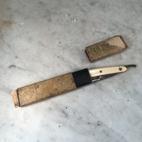 Vintage Cut Throat Walky Rasierhobel in Originaletui von AntheasAtticLondon