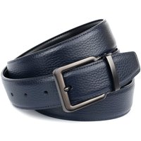 Anthoni Crown Ledergürtel Wendegürtel in dunkelblau und schwarz, Schnalle matt anthrazit Anthoni Crown Ledergürtel Wendegürtel in dunkelblau und schwarz, Schnalle matt anthrazit von Anthoni Crown