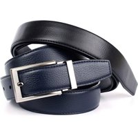 Anthoni Crown Ledergürtel Wendegürtel in dunkelblau und schwarz Anthoni Crown Ledergürtel Wendegürtel in dunkelblau und schwarz von Anthoni Crown