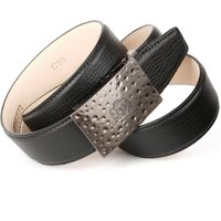 Anthoni Crown Ledergürtel mit Automatik-Schließe, bombiert Anthoni Crown Ledergürtel mit Automatik-Schließe, bombiert von Anthoni Crown