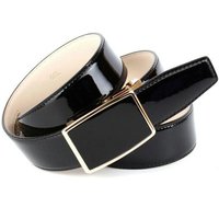 Anthoni Crown Ledergürtel mit Automatik-Schließe in goldfarben Anthoni Crown Ledergürtel mit Automatik-Schließe in goldfarben von Anthoni Crown