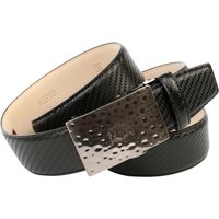 Anthoni Crown Ledergürtel mit Carbon-Prägung und gehämmerter Schnalle Anthoni Crown Ledergürtel mit Carbon-Prägung und gehämmerter Schnalle von Anthoni Crown