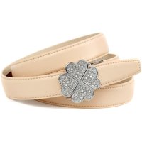 Anthoni Crown Ledergürtel mit filigraner Schließe in Kleeblattopik Anthoni Crown Ledergürtel mit filigraner Schließe in Kleeblattopik von Anthoni Crown