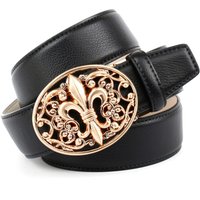 Anthoni Crown Ledergürtel mit französischer Lilie Anthoni Crown Ledergürtel mit französischer Lilie von Anthoni Crown