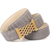 Anthoni Crown Ledergürtel mit goldfarbener Koppelschließe von Anthoni Crown