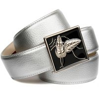 Anthoni Crown Ledergürtel mit handgefertigter, glänzender Glasur-Schließe Anthoni Crown Ledergürtel mit handgefertigter, glänzender Glasur-Schließe von Anthoni Crown