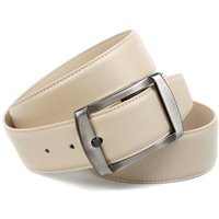 Anthoni Crown Ledergürtel mit Dornschließe in schwarz, abgesteppte Ränder Anthoni Crown Ledergürtel mit Dornschließe in schwarz, abgesteppte Ränder von Anthoni Crown