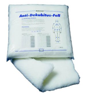 Anti-Dekubitus-Fell 45 x 45 cm von Anti-Dekubitus-Fell