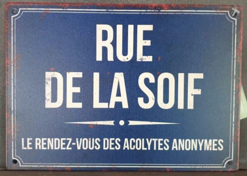 Antic Line Metallschild, Motiv: Rue de la Durst, 21 x 15 cm von Antic Line