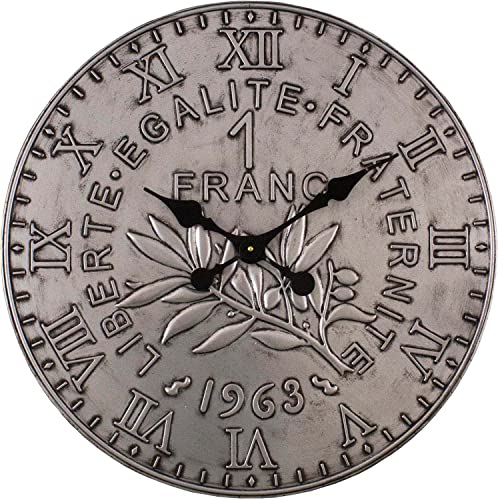 Antic Line Pendel Münze Farbe Silber Ø 60 cm von Antic Line