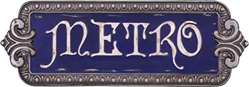 Antic Line U-Bahnschild, 48 x 16 cm, Einheitsgröße von Antic Line