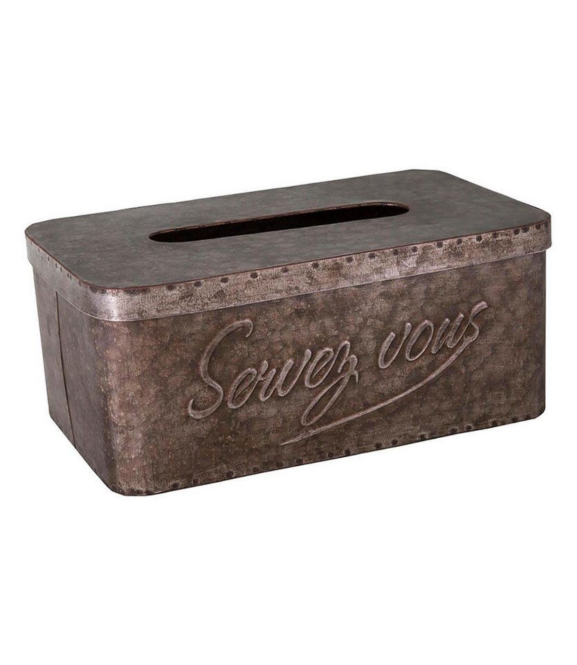 AnticLine Aufbewahrungsbox Antic Line Tücherbox Metallbox Tissuebox Kiste Box 1 Fächer SEB15475 AnticLine Aufbewahrungsbox Antic Line Tücherbox Metallbox Tissuebox Kiste Box 1 Fächer SEB15475 von AnticLine