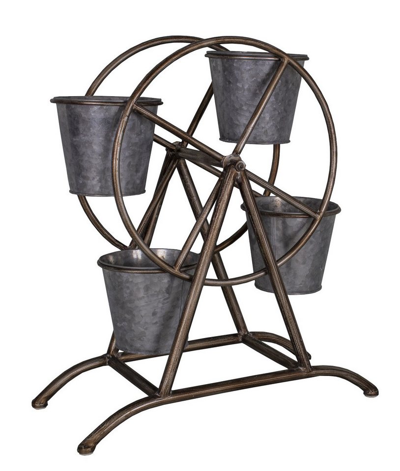 AnticLine Etagere Etagere Ständer Regal Rondell 4 Töpfe Metall Antic Line SEB17331 AnticLine Etagere Etagere Ständer Regal Rondell 4 Töpfe Metall Antic Line SEB17331 von AnticLine